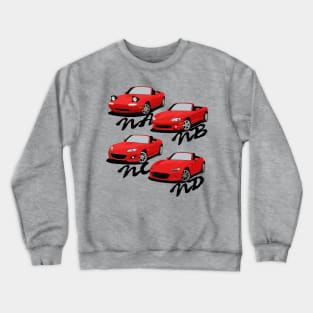 Miata Generations Crewneck Sweatshirt